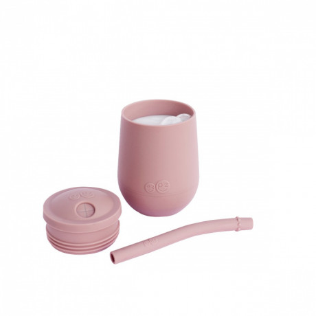 EzPz - Petite Tasse + Paille - Rose