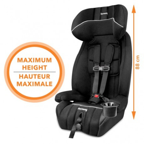 Harmony - Siège auto 3-en-1 Defender 360 MAX SIP - Noir