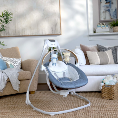 Ingenuity - Balançoire compacte SimpleComfort - Chambray