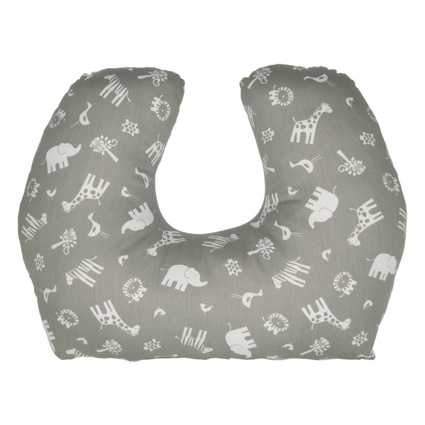 Jolly Jumper - La Gardienne Coussin d'Allaitement - Zoo Gris