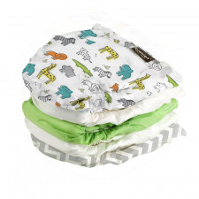 Kushies - Ultra-Lite Washable Diapers 5pk (10-22 lbs)