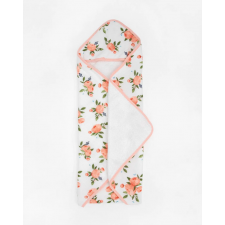 Little Unicorn - Infant Hooded Towel - Watercolor Roses