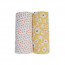 Lulujo - Couverture de Mousseline coton - (2 pack - Wild flowers & dots