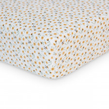 Lulujo - Muslin Crib Sheet - Vintage Floral
