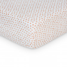 Lulujo - Muslin Crib Sheet - Dots