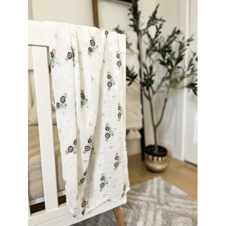 Mini Totem - Couverture en bambou et coton - Beau