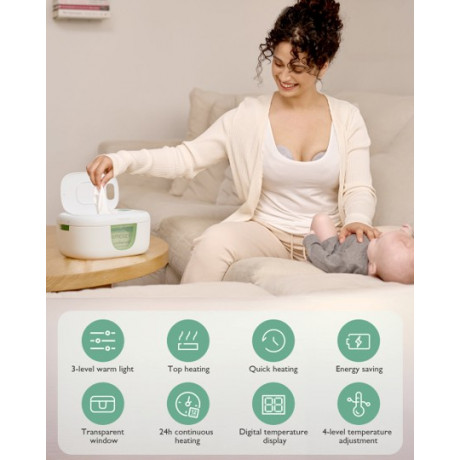 Momcozy - Chauffe-lingettes Momcozy - Chauffe-lingettes