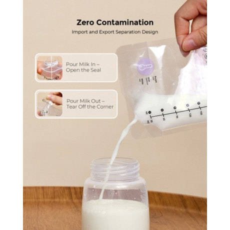 Momcozy - Sachets de conservation du lait thermosensibles (120 sachets) Momcozy - Sachets de conservation du lait thermosensibles (120 sachets)