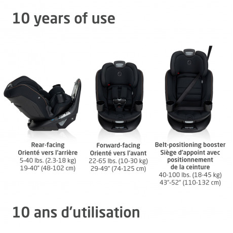 Maxi-Cosi - Siège auto convertible tout-en-un rotatif Andi 360°