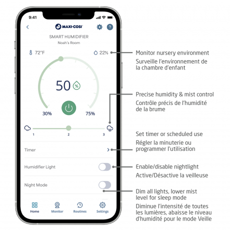 Maxi-Cosi - Humidificateur intelligent Maxi-Cosi - Humidificateur intelligent