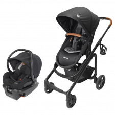 Maxi-Cosi - Lila CP Travel System - Essential Black