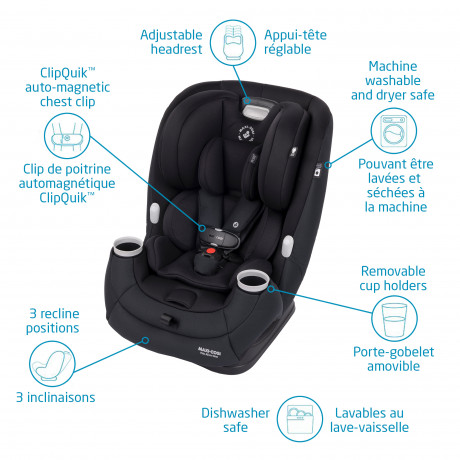 Maxi-Cosi - Siège d'auto convertible Pria Tout-En-Un