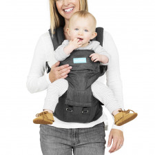 Moby - 2 in 1 Carrier and Hipseat - Heathered Grey