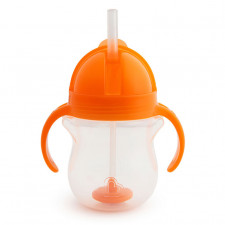 Munchkin - Click-Lock 7oz Weighted Straw Cup - Orange