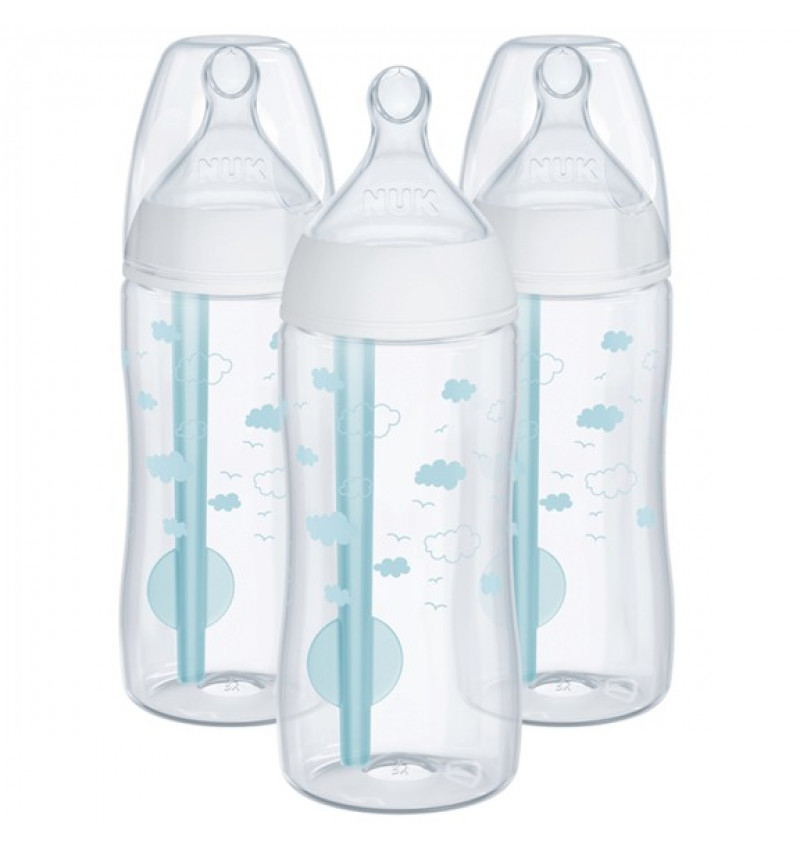 NUK - Biberon anti-colique SFP 10oz (Pqt 3)