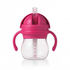 Oxo Tot - Transition Cup with Straw - Pink