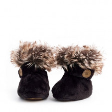 Petit Coulou - Bottines 0-6M - Onyx