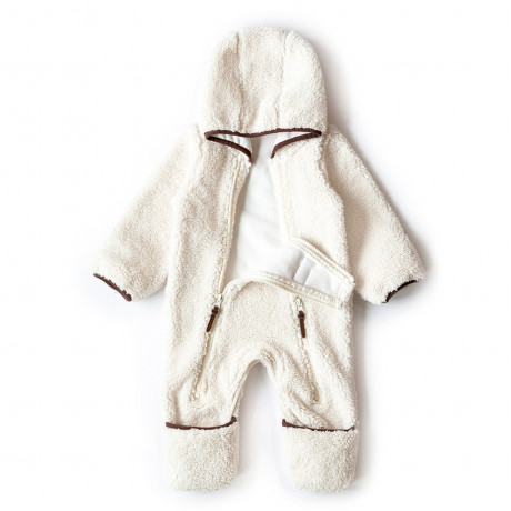 Petit Coulou - Combinaison une pièce en Sherpa doublée (3-6M)
