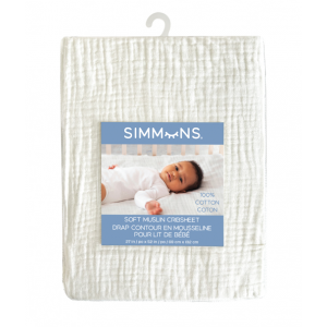 Simmons - Drap de contour en mousseline