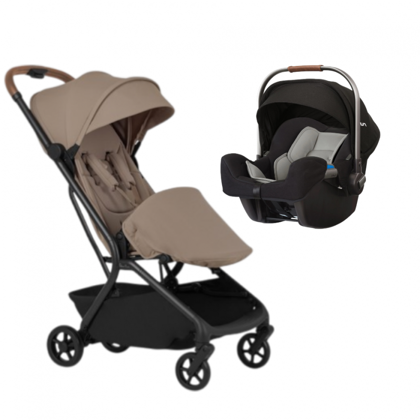 Silver Cross - Poussette Nia + Siège auto Nuna PIPA - Champagne
