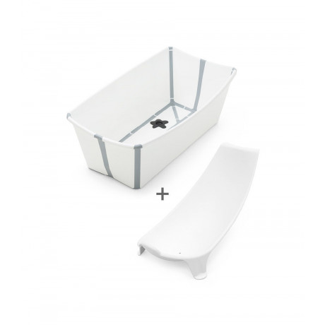 Stokke - Ensemble bain Flexi avec support nouveau-né - Blanc