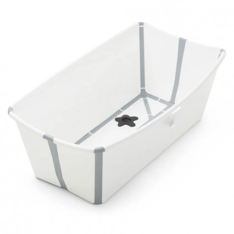 Stokke - Ensemble bain Flexi avec support nouveau-né - Blanc