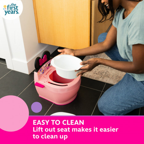 The First Years - Pot et siège de toilette 2-en-1 Minnie Mouse The First Years - Pot et siège de toilette 2-en-1 Minnie Mouse