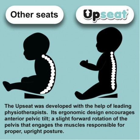 UpSeat - Siège d'appoint ergonomique Boost pour tout-petits - Gris