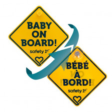 Safety 1st - Enseigne bilingue Bébé à board