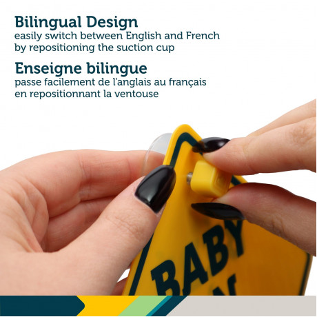 Safety 1st - Enseigne bilingue Bébé à board