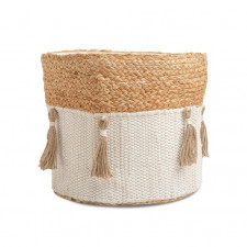 Crane Baby - Bac de rangement en coton & jute