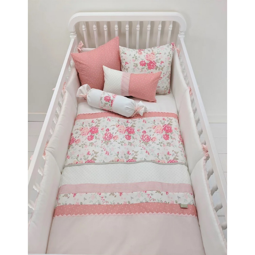Carrement Bebe Lili Rose Ensemble De Literie 5 Morceaux