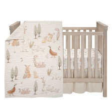 Lambs & Ivy - Ensemble 3 pièces pour lit de bébé - Bunny Hop