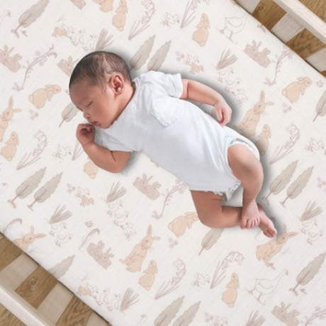 Lambs & Ivy - Ensemble 3 pièces pour lit de bébé - Bunny Hop