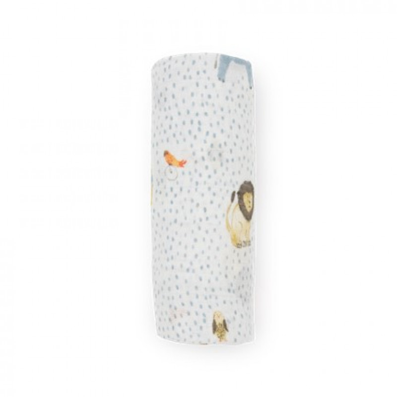 Little Unicorn - Couverture en mousseline de coton - Animaux de fête