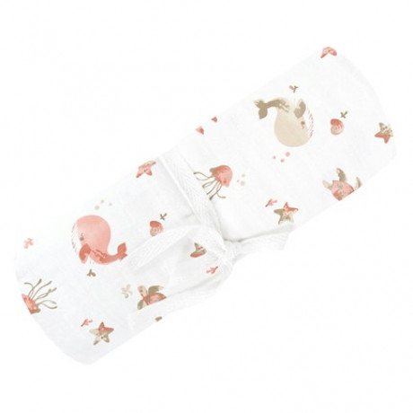 Perlimpinpin - Couverture mousseline de coton 