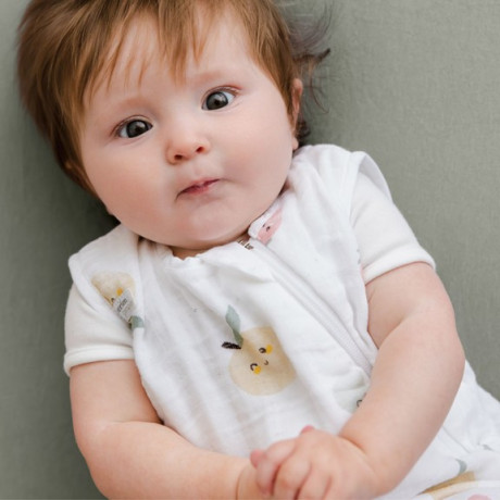 Perlimpinpin - Sac de nuit en coton mousseline (0.7TOG) - Fruits