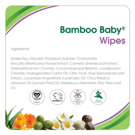 Aleva Naturals - Lingettes en bambou 80pk 