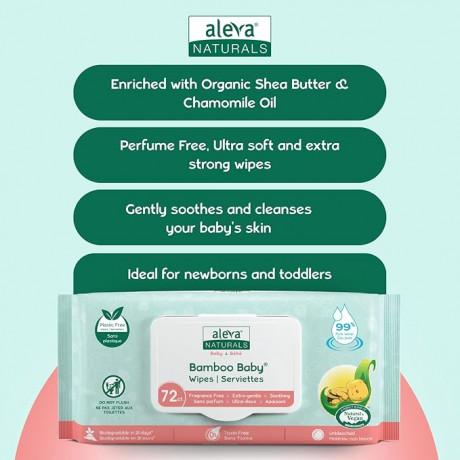 Aleva Naturals - Coffret cadeau nouveau-né confort soin 