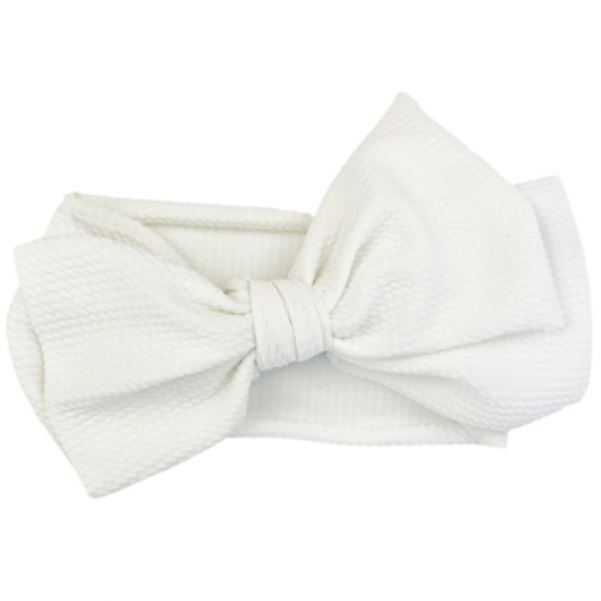 Baby Wisp - Bandeau Lana Bow - Blanc