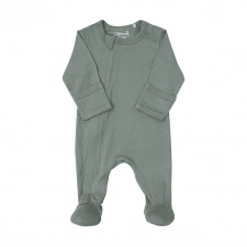 Coccoli - Zipper Footie - Green Jersey