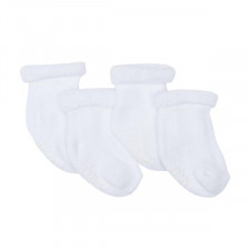 Juddlies  - Paquet de 2 pairs de chaussettes pour bébés - Blanc