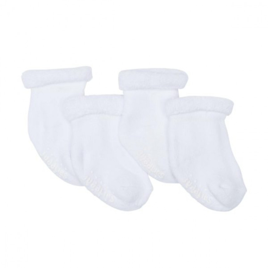 Juddlies  - Paquet de 2 pairs de chaussettes pour bébés - Blanc