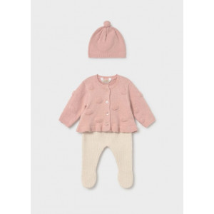 Mayoral - Ensemble cardigan et pantalon - Nude
