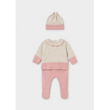 Mayoral - Ensemble 3 pièces en maille - Rosa