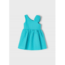 Mayoral - Structured Dress Turquoise