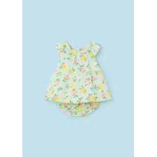 Mayoral - Dress with Bloomer Set - Pear
