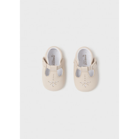 Mayoral - Chaussures ballerines Mary Jane - Crema