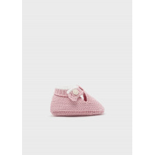 Mayoral - Cotton Knit Booties for Newborn - Pink