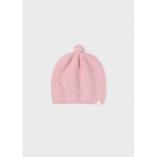 Mayoral - Cotton Knit Hat for Newborn - Pink
